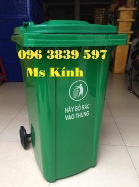 Thùng rác nhựa 240 lít Thái Lan giá sỉ cạnh tranh toàn quốc - 096 3839 597