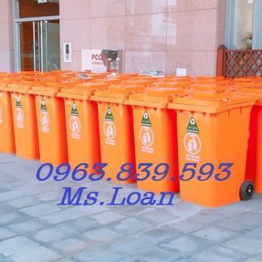 Sale off giảm giá thùng rác nhựa 240L giao toàn quốc / 0963.839.593