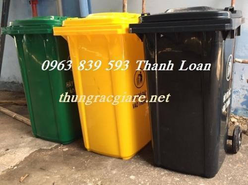 Sale off giảm giá thùng rác nhựa 240L giao toàn quốc / 0963.839.593