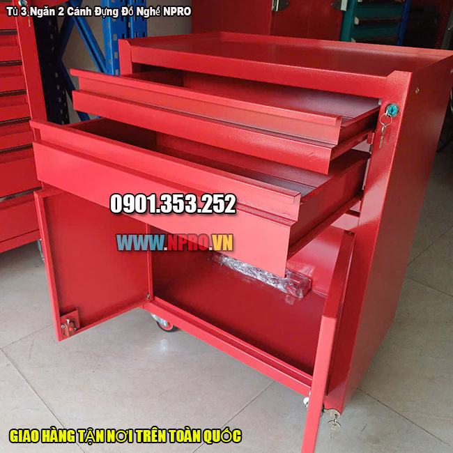 Các mẫu tủ đồ nghề, xe đẩy dùng cho sửa chữa honda