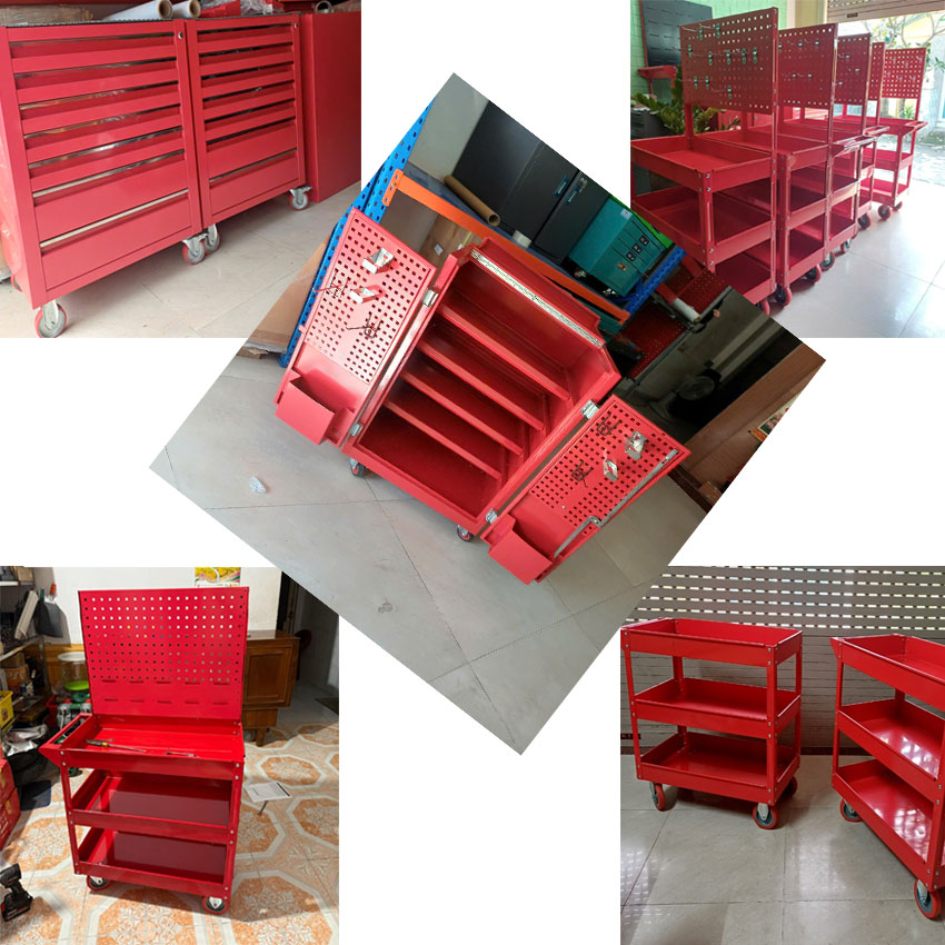 Các mẫu tủ đồ nghề, xe đẩy dùng cho sửa chữa honda