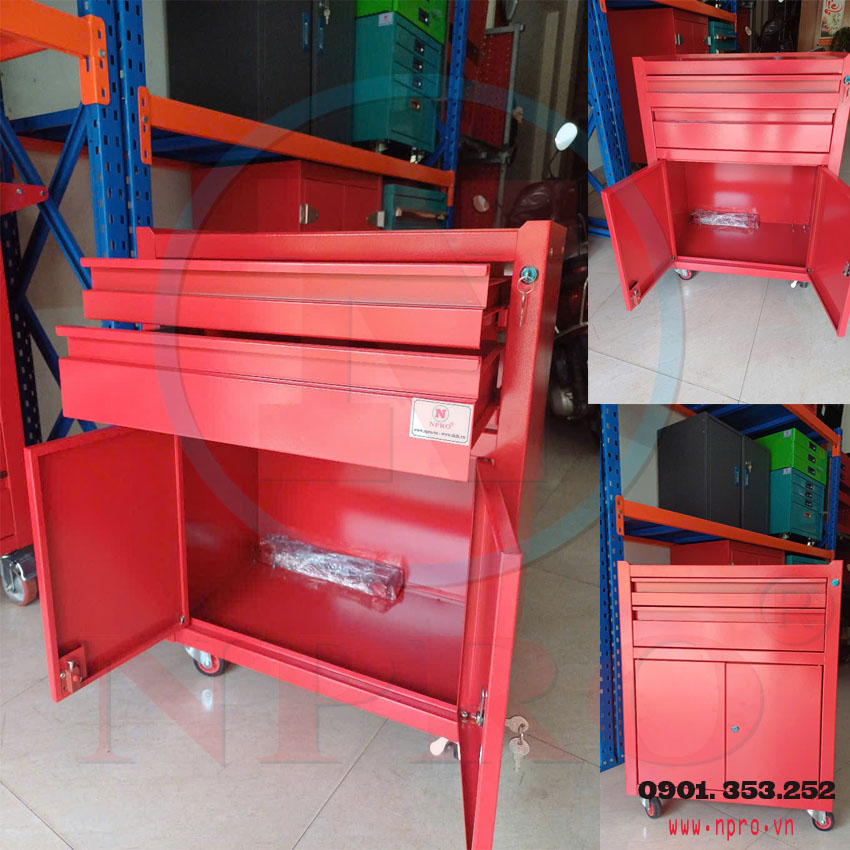 Các mẫu tủ đồ nghề, xe đẩy dùng cho sửa chữa honda