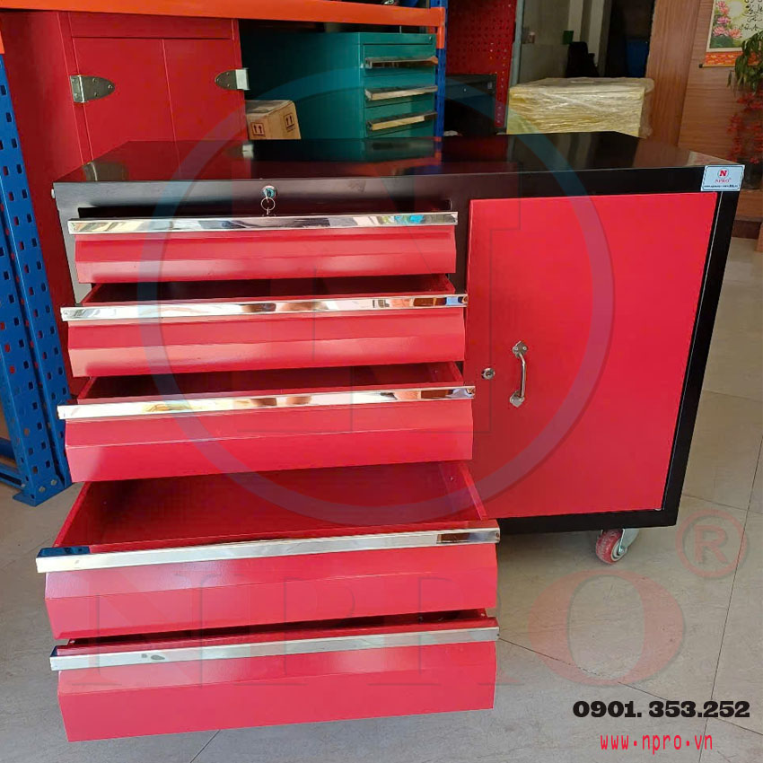 Các mẫu tủ đồ nghề, xe đẩy dùng cho sửa chữa honda