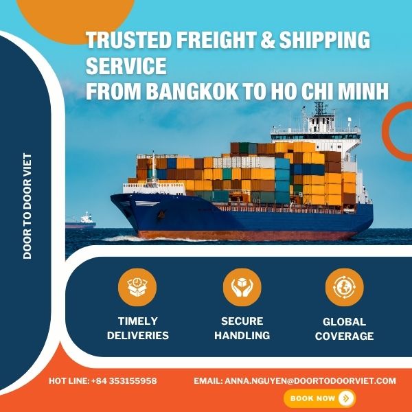 Cước vận chuyển hàng hóa từ Bangkok, thái Lan về Hồ Chí Minh mới nhất