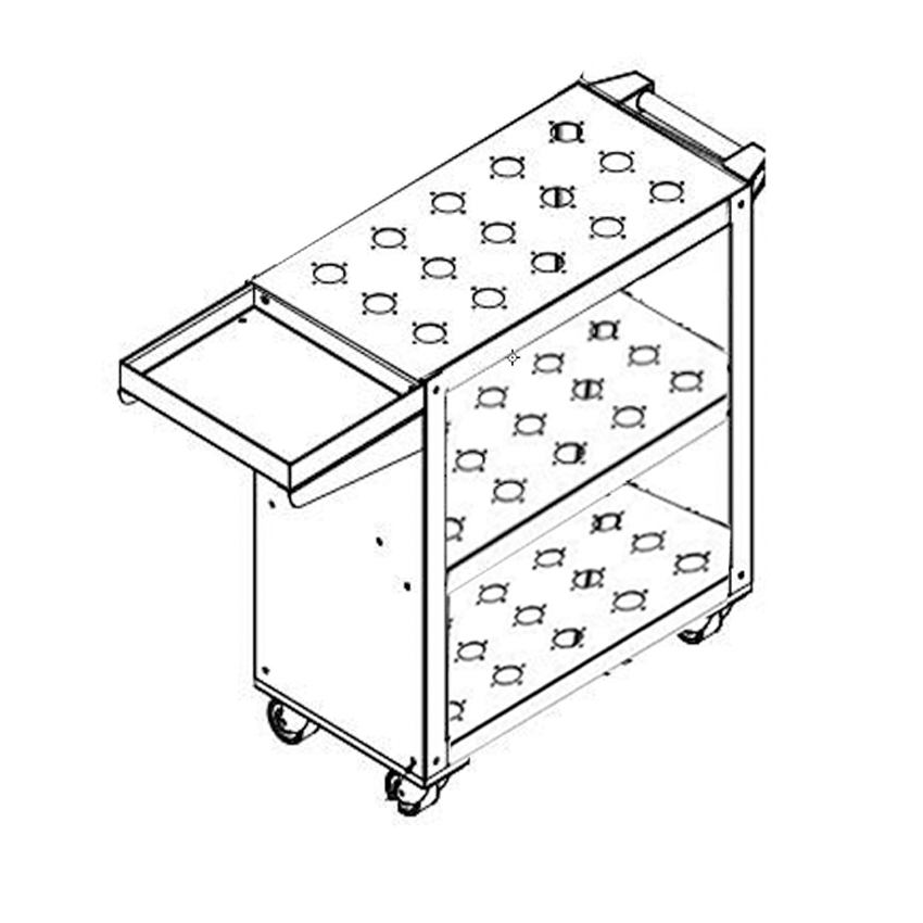 Các mẫu tủ đồ nghề, xe đẩy dùng cho sửa chữa honda