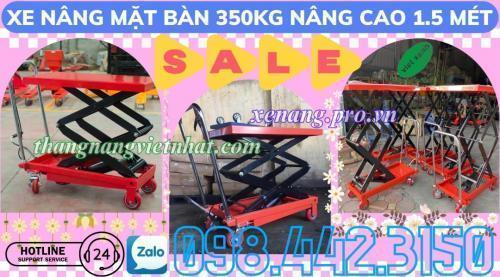 Xe nâng mặt bàn WP350 - 350kg nâng cao 1500mm 