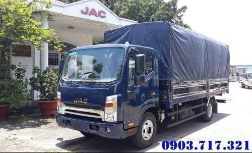 Bán xe tải Jac 5 tấn N500 thùng bạt dài 5m2 động cơ Đức bảo hành 5 năm