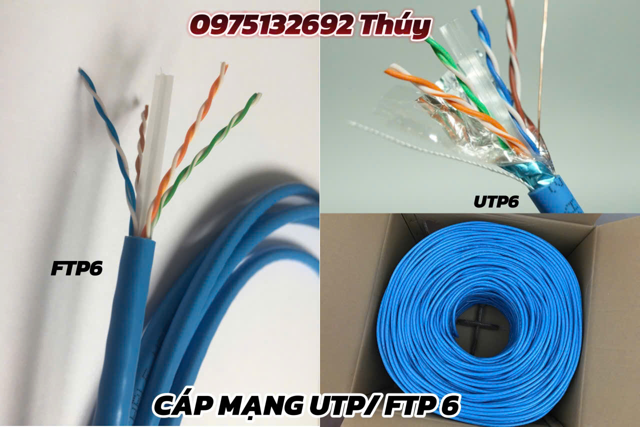  Cáp mạng UTP - Cáp mạng chống nhiễu FTP