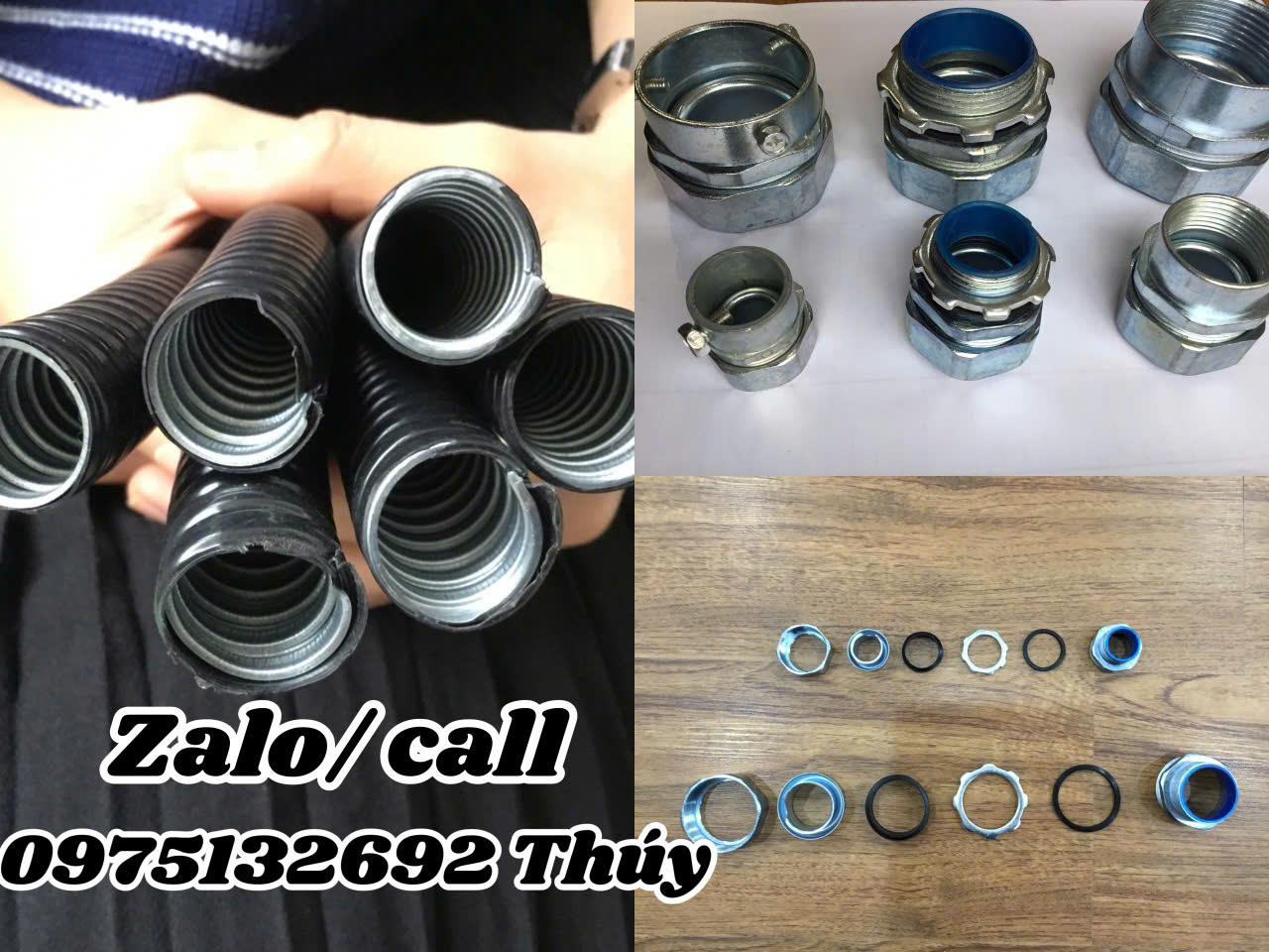 Ống ruột gà lõi thép /Đầu nối ống ruột gà 