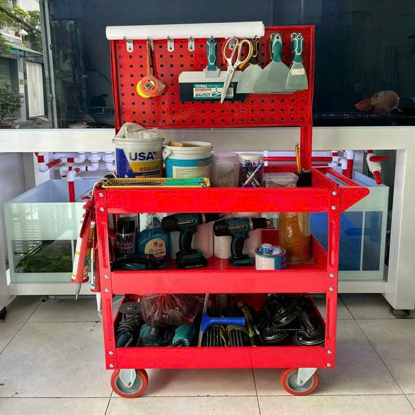 Xe đẩy 3 ngăn
