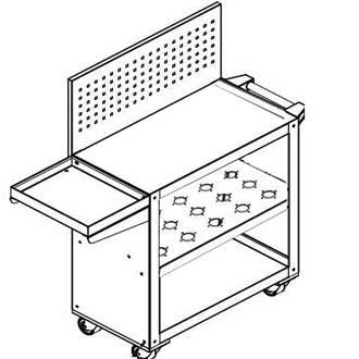 Các mẫu tủ đồ nghề, xe đẩy dùng cho sửa chữa honda